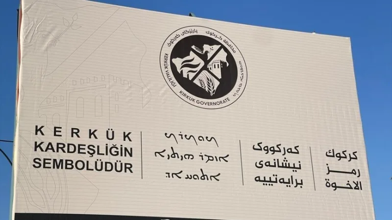 Eine Botschaft der „Brüderlichkeit“ vom Gouverneur von Kirkuk, Ağa